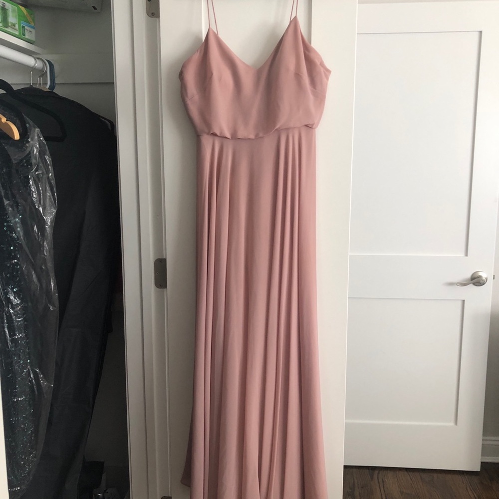 Jenny Yoo Inesse Dress (Color: Whipped Apricot)